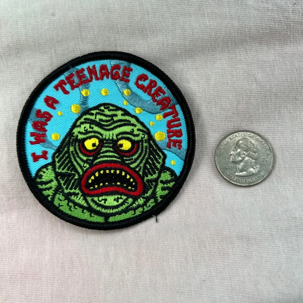 Goblinko I WAS A TEENAGE CREATURE PATCH Game Fantasy Vest Jacket Sean Aaberg DIY